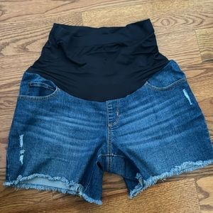 Full Panel Maternity Shorts